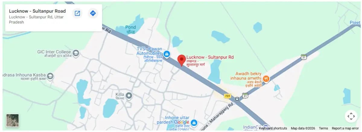 Location map view for YTT Timeless
