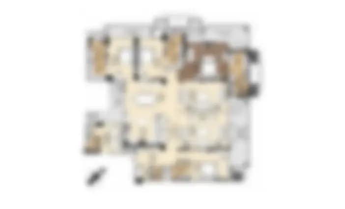 2 BHK floor plan