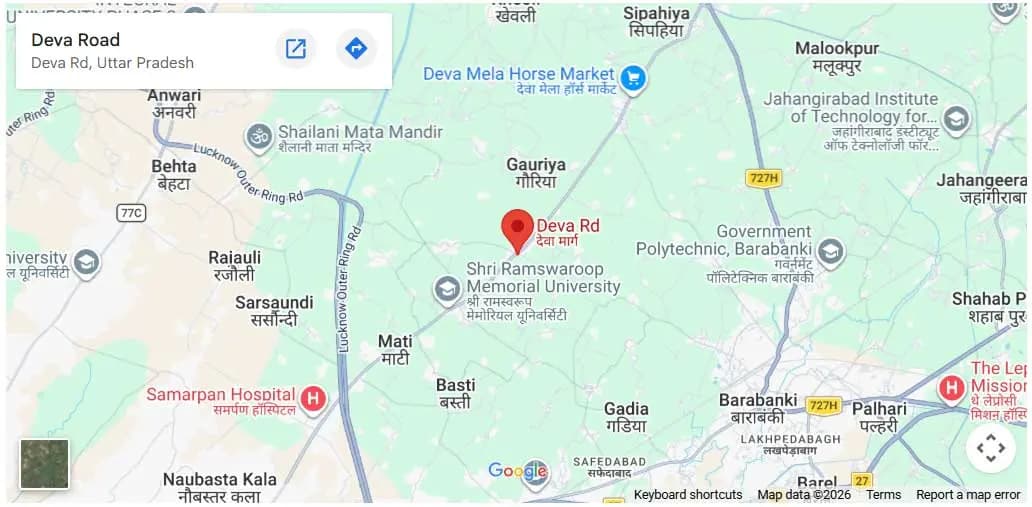 Location map view for Shalimar Gallant Metropolis